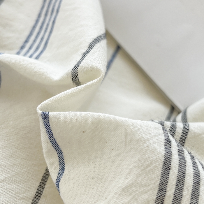 91家纺网 家纺一手货源 找家纺 菡宝 【不断货 预留5公分缩水】a类母婴级纯棉被罩全棉色织水洗棉被套单件 支持定制定做尺寸 漫幽-灰条蓝