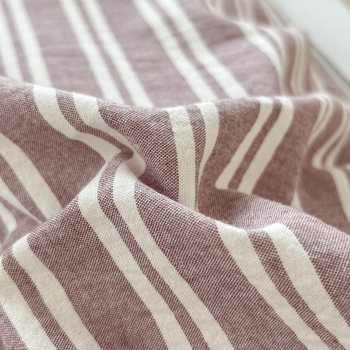 91家纺网 家纺一手货源 找家纺 菡宝 【不断货 预留5公分缩水】a类母婴级纯棉被罩全棉色织水洗棉被套单件 支持定制定做尺寸 牧野-魅影紫