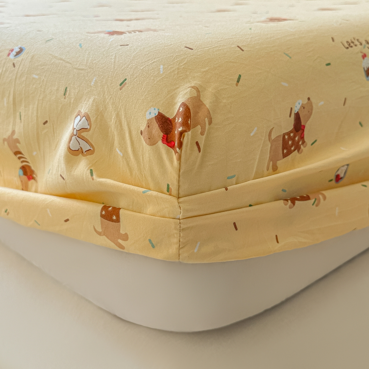 91家纺网 家纺一手货源 找家纺 （总）韩巢家纺 2025新款超柔水洗棉印花床笠床笠单件单床笠学生宿舍专用热销款防滑床套