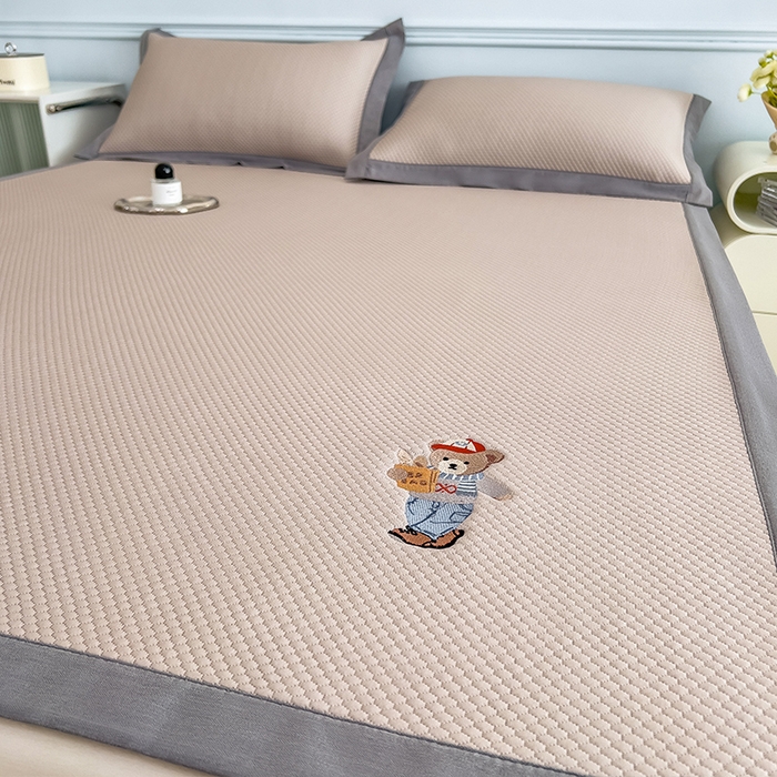 91家纺网 家纺一手货源 找家纺 （总）莱家富 2025新款乙纶冰豆豆凉席冰丝席-多比来了