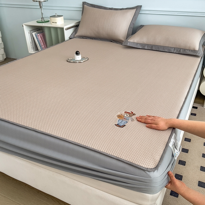 91家纺网 家纺一手货源 找家纺 （总）莱家富 2025新款乙纶冰豆豆凉席冰丝席-多比来了