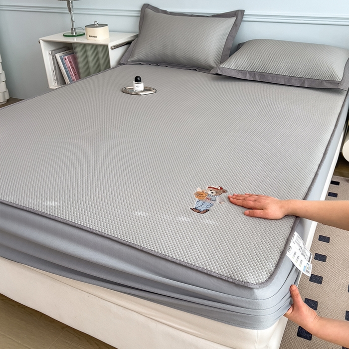 91家纺网 家纺一手货源 找家纺 （总）莱家富 2025新款乙纶冰豆豆凉席冰丝席-多比来了