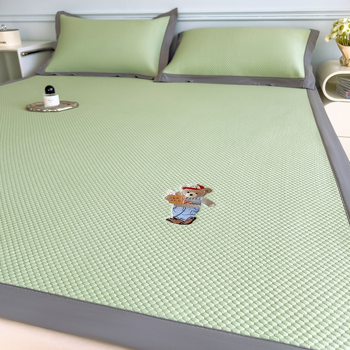 莱家富 2025新款乙纶冰豆豆凉席冰丝席-多比来了 多比来了-千草绿床席