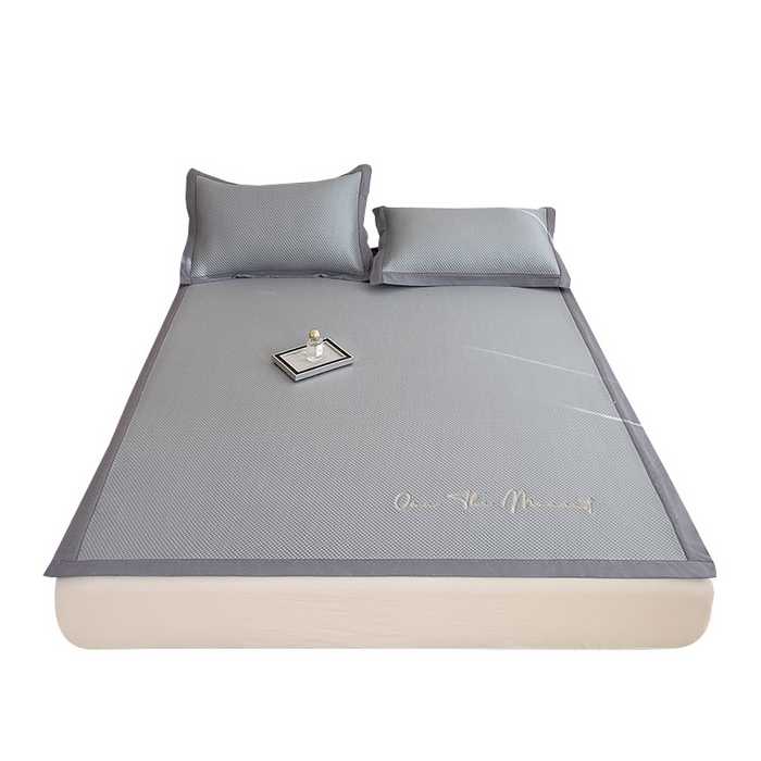 91家纺网 家纺一手货源 找家纺 （总）莱家富 2025新款A类9D乙纶冰豆豆凉席冰丝席-万丽和