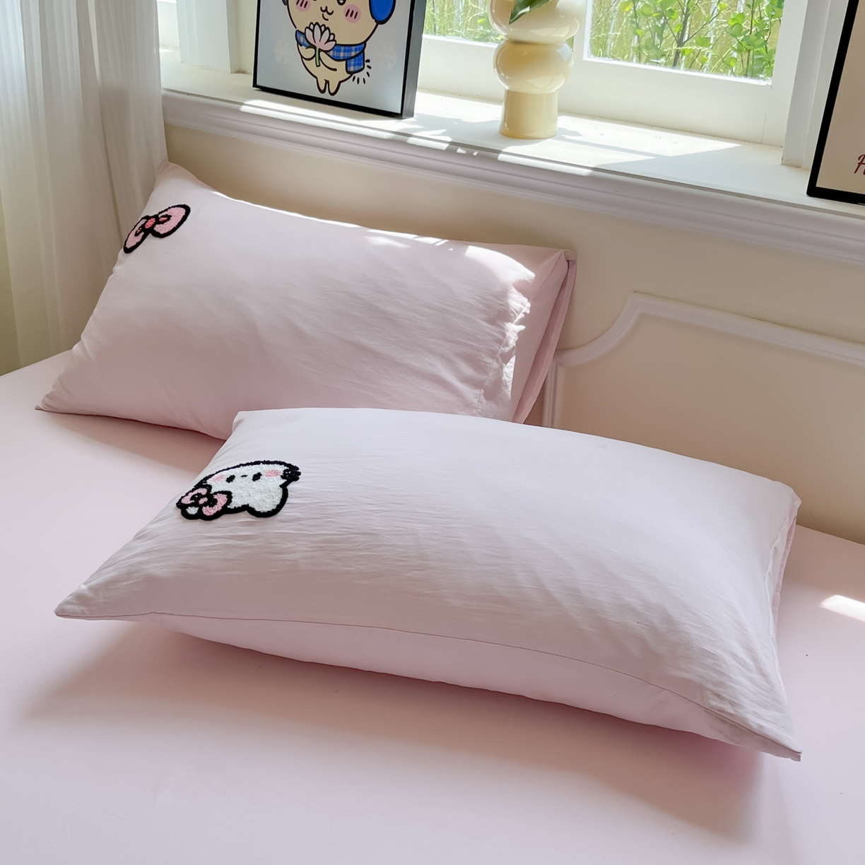 91家纺网 家纺一手货源 找家纺 （总）盼季家纺 2025新款水洗棉毛巾绣床笠系列（提供买家秀）