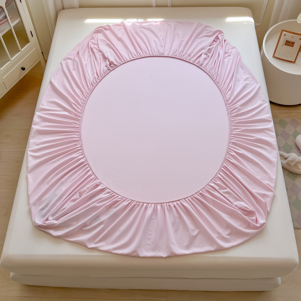 91家纺网 家纺一手货源 找家纺 （总）盼季家纺 2025新款水洗棉毛巾绣床笠系列（提供买家秀）