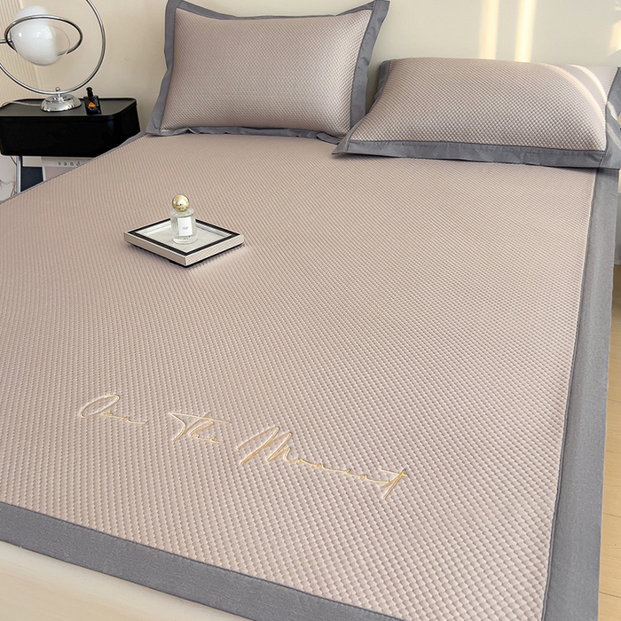 莱家富 2025新款A类9D乙纶冰豆豆凉席冰丝席-万丽和 万丽和-时尚咖-床席款