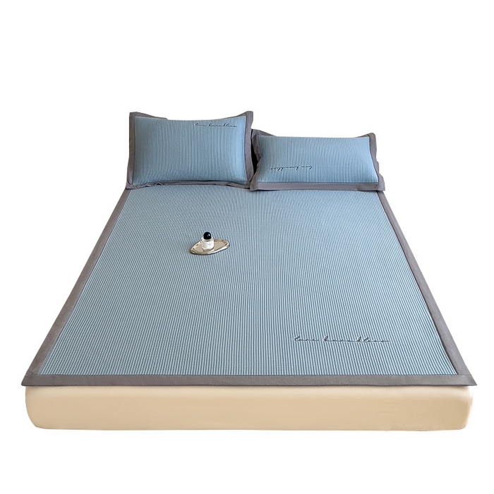 91家纺网 家纺一手货源 找家纺 （总）莱家富 2025新款A类9D乙纶冰豆豆凉席冰丝席-暮野