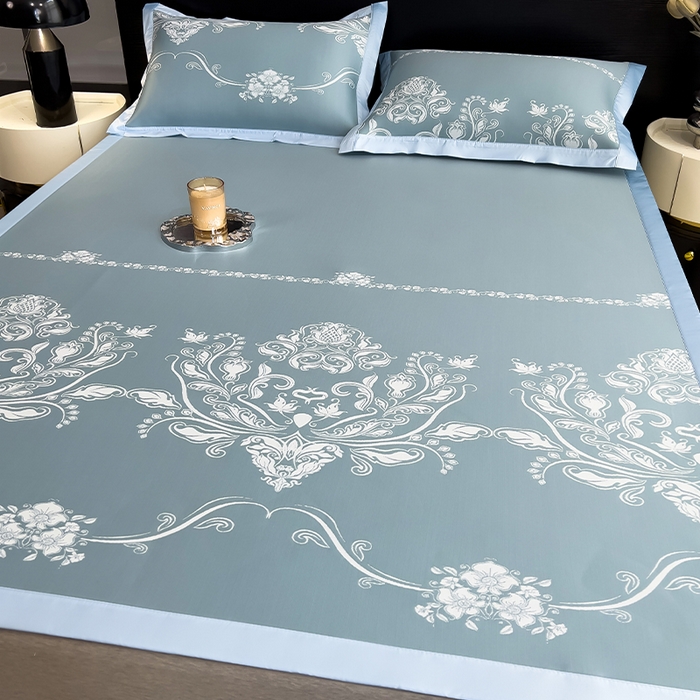 （总）莱家富 2025新款A类乙纶凉席冰丝席-晓春烂漫