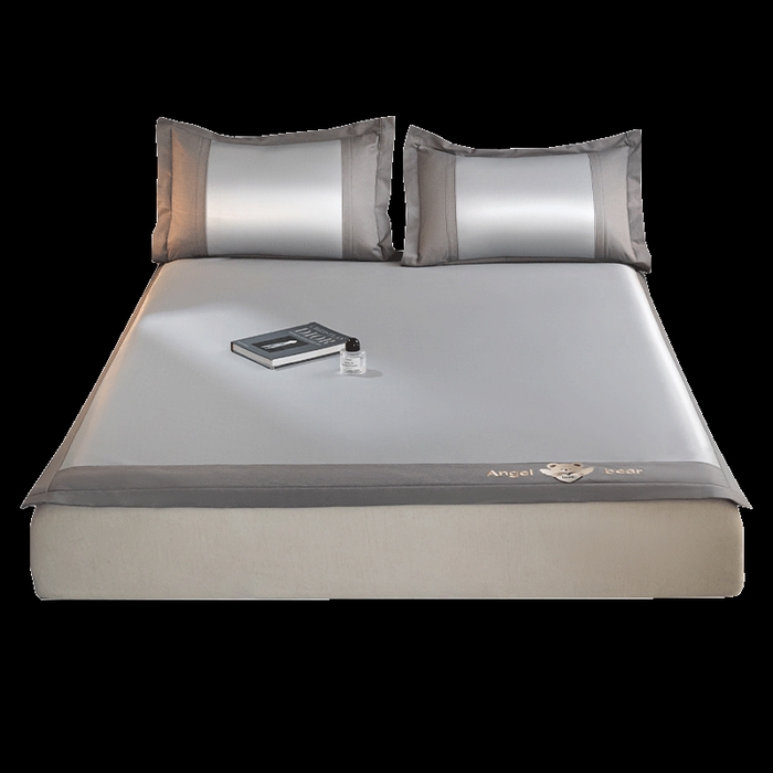 91家纺网 家纺一手货源 找家纺 （总）莱家富 2025新款轻柔丝凉席冰丝席-欢乐熊