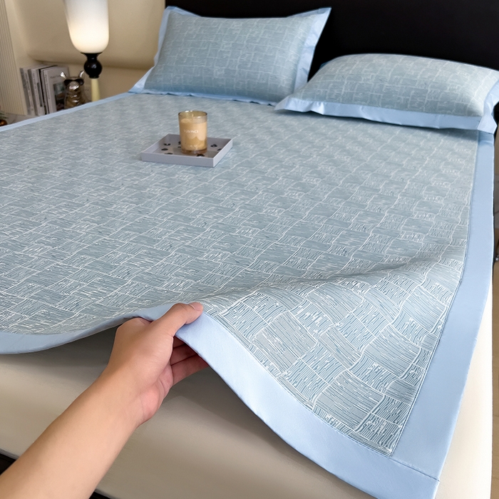 莱家富 2025新款A类乙纶凉席冰丝席-斑斓 天空蓝-床席