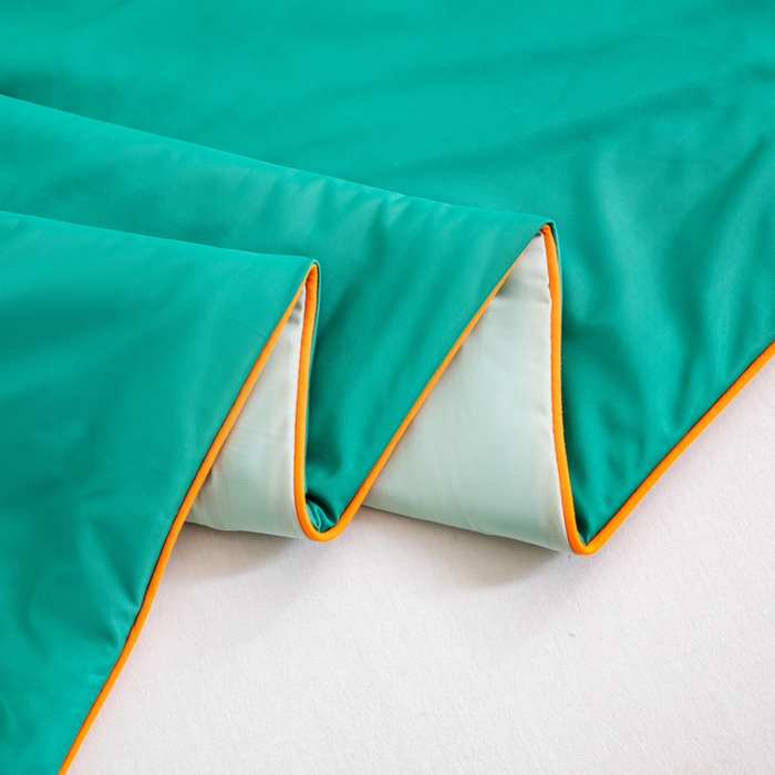 91家纺网 家纺一手货源 找家纺 莱家富 2025新款A类云母凉感丝冰淇淋夏被天丝瓜瓜夏被夏凉被空调被 西瓜绿