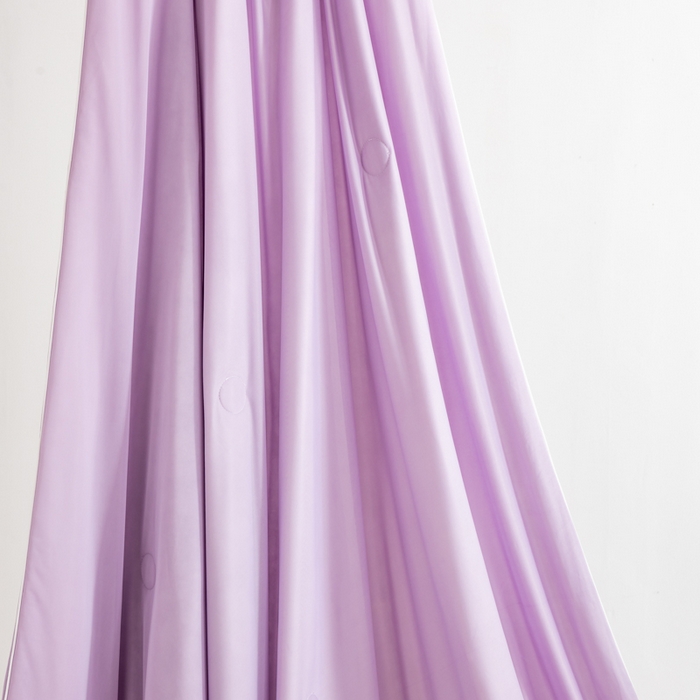 91家纺网 家纺一手货源 找家纺 莱家富 2025新款A类云母凉感丝冰淇淋夏被天丝瓜瓜夏被夏凉被空调被 丁香紫