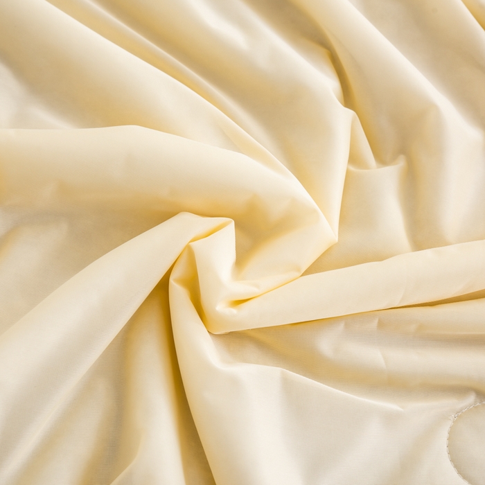 91家纺网 家纺一手货源 找家纺 莱家富 2025新款A类云母凉感丝冰淇淋夏被天丝瓜瓜夏被夏凉被空调被 柠檬黄+灰