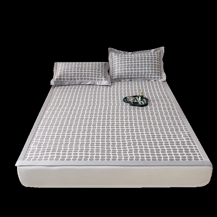 91家纺网 家纺一手货源 找家纺 （总）莱家富 2025新款乙纶凉席冰丝席-绮梦