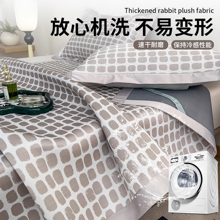 91家纺网 家纺一手货源 找家纺 （总）莱家富 2025新款乙纶凉席冰丝席-绮梦