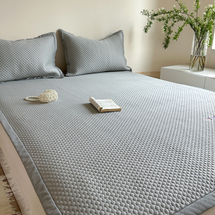 91家纺网 家纺一手货源 找家纺 （总）莱家富 2025新款3D凉豆豆凉席系列-秘豆