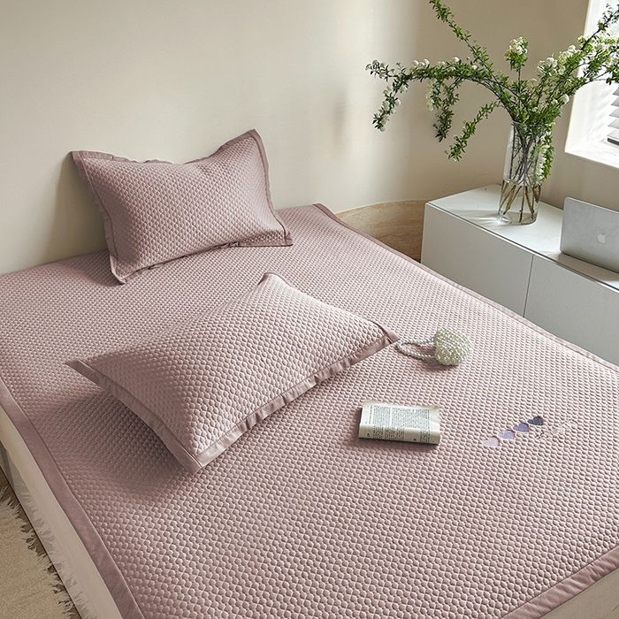 91家纺网 家纺一手货源 找家纺 （总）莱家富 2025新款3D凉豆豆凉席系列-秘豆