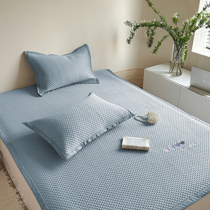 91家纺网 家纺一手货源 找家纺 （总）莱家富 2025新款3D凉豆豆凉席系列-秘豆