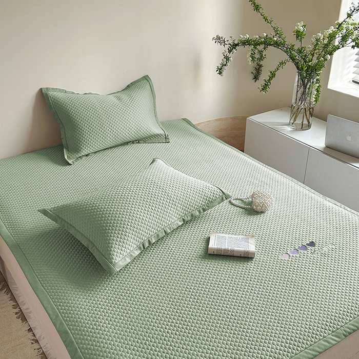 91家纺网 家纺一手货源 找家纺 （总）莱家富 2025新款3D凉豆豆凉席系列-秘豆