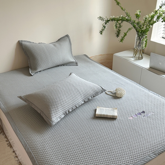 莱家富 2025新款3D凉豆豆凉席系列-秘豆 灰