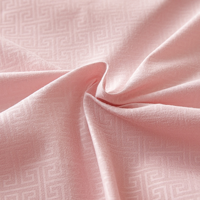 91家纺网 家纺一手货源 找家纺 露梦家纺 2025新款纯色磨毛压花简约枕套 豆沙