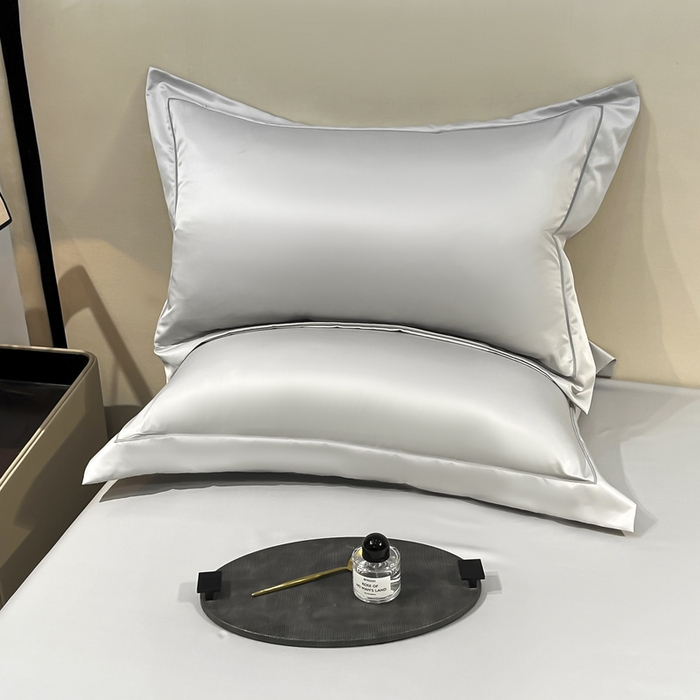 91家纺网 家纺一手货源 找家纺 （总）露梦家纺 2025新款纯色冰丝凉感星辰枕套