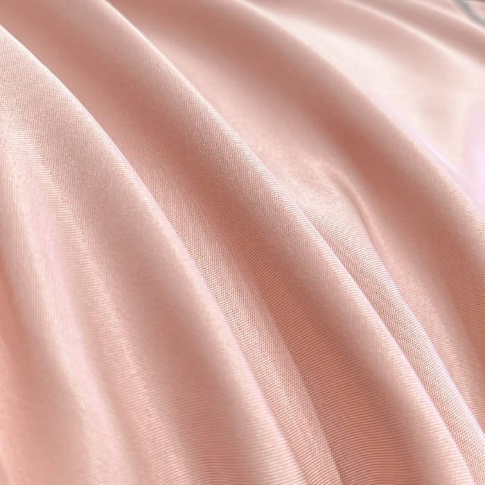 91家纺网 家纺一手货源 找家纺 露梦家纺 2025新款纯色冰丝凉感星辰枕套 豆沙