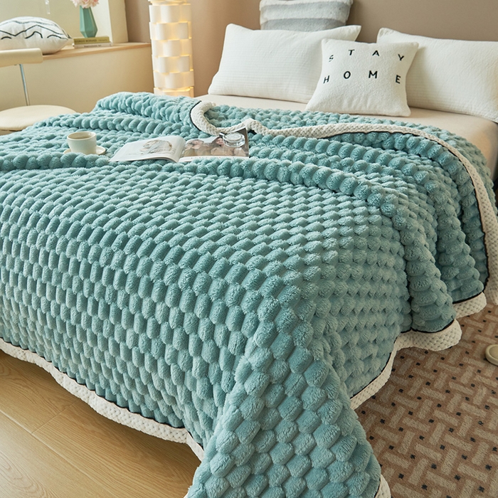 91家纺网 家纺一手货源 找家纺 （总）乐家欣 2025新款A类金龟绒多功能毛毯高克重法莱绒牛奶绒贝贝绒保暖毛毯