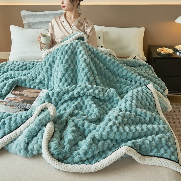 91家纺网 家纺一手货源 找家纺 （总）乐家欣 2025新款A类金龟绒多功能毛毯高克重法莱绒牛奶绒贝贝绒保暖毛毯