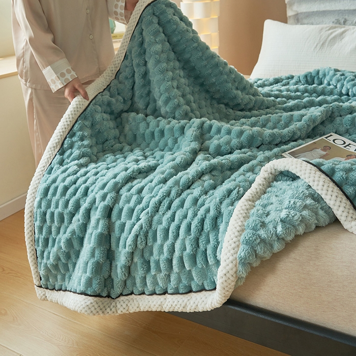 91家纺网 家纺一手货源 找家纺 （总）乐家欣 2025新款A类金龟绒多功能毛毯高克重法莱绒牛奶绒贝贝绒保暖毛毯