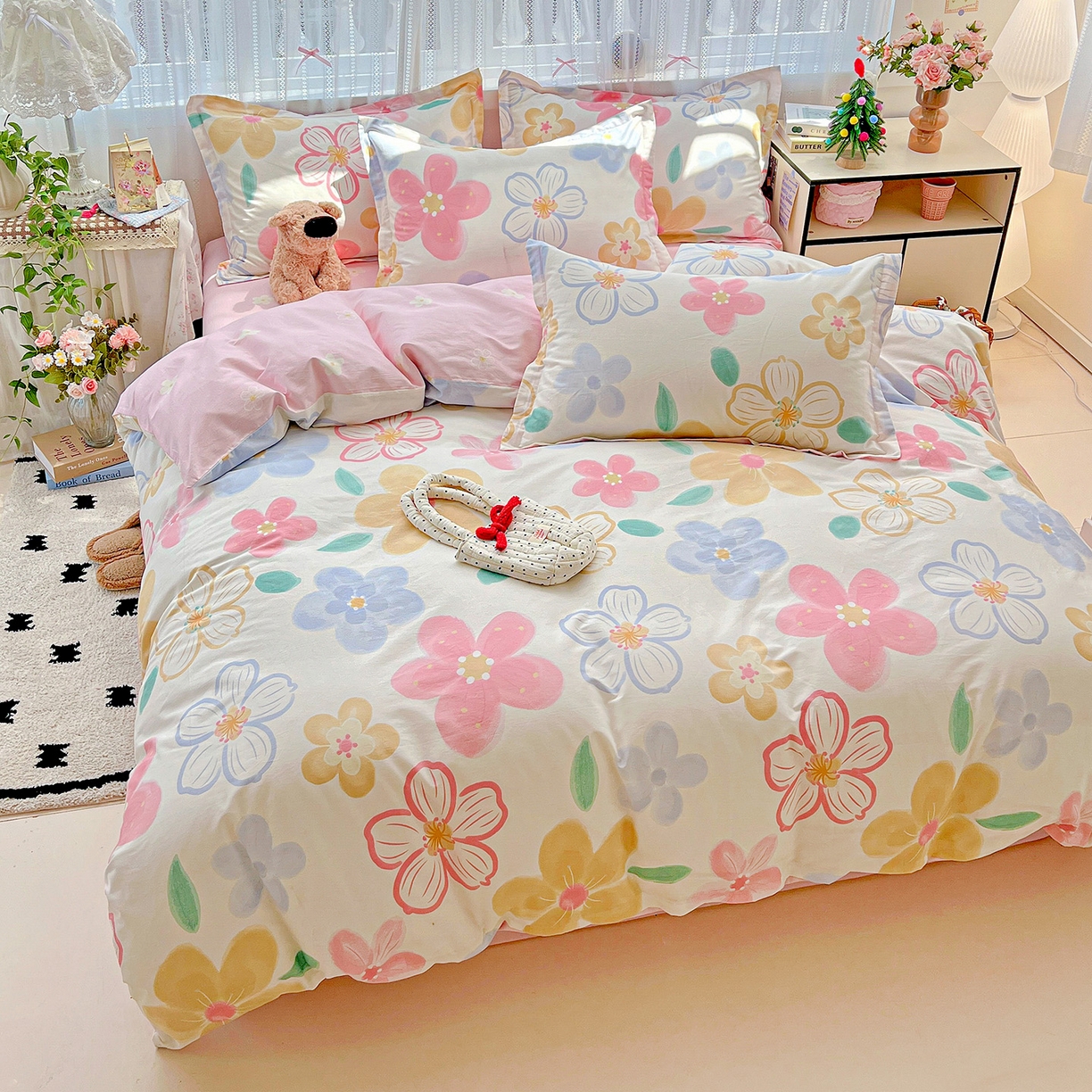 91家纺网 家纺一手货源 找家纺 （总）依庭2025春夏新款12868全棉纯棉四件套