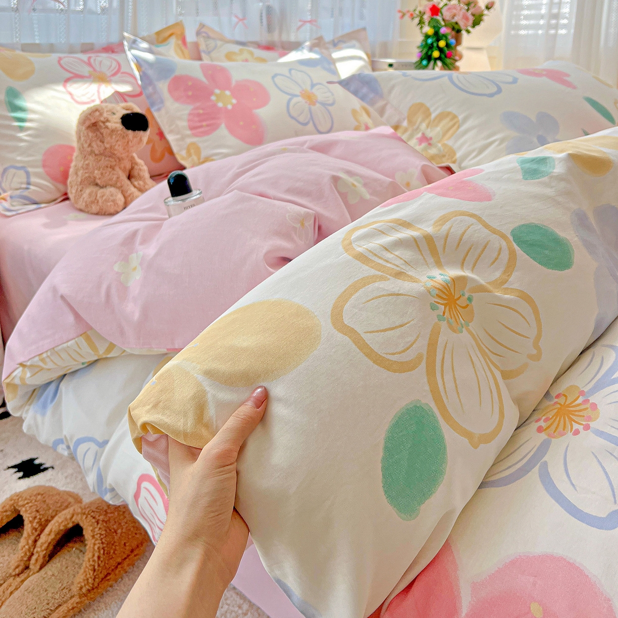 91家纺网 家纺一手货源 找家纺 （总）依庭2025春夏新款12868全棉纯棉四件套