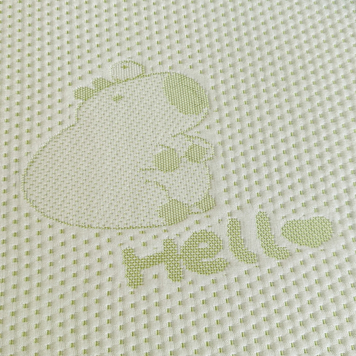 91家纺网 家纺一手货源 找家纺 美莱家纺 2025新款床盖款冰豆豆凉席床裙冰丝席小冰熊夏被单件三件套四件套 卡皮巴拉-绿