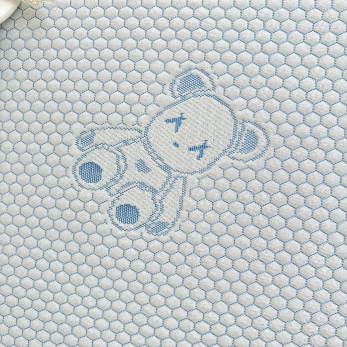 91家纺网 家纺一手货源 找家纺 美莱家纺 2025新款床盖款冰豆豆凉席床裙冰丝席小冰熊夏被单件三件套四件套 小冰熊-兰