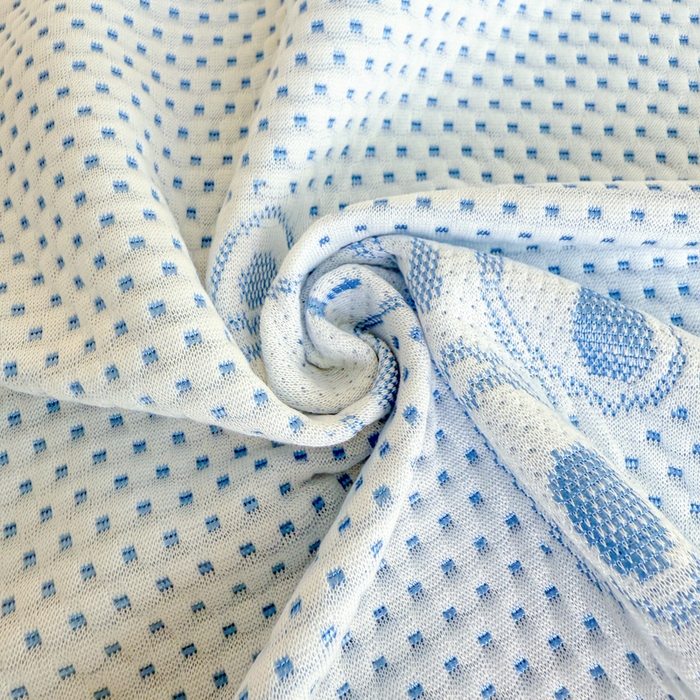 91家纺网 家纺一手货源 找家纺 美莱家纺 2025新款床盖款冰豆豆凉席床裙冰丝席小冰熊夏被单件三件套四件套 小冰熊-兰