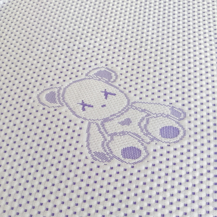 91家纺网 家纺一手货源 找家纺 美莱家纺 2025新款床盖款冰豆豆凉席床裙冰丝席小冰熊夏被单件三件套四件套 小冰熊-紫