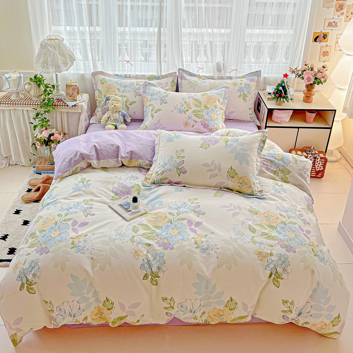 依庭2025春夏新款12868全棉纯棉四件套 水墨嫣然