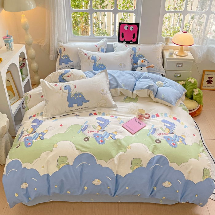 依庭2025春夏新款12868全棉纯棉四件套 遨游太空