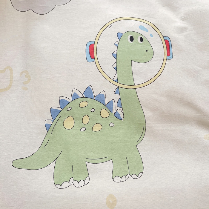 91家纺网 家纺一手货源 找家纺 依庭2025春夏新款12868全棉纯棉四件套 遨游太空