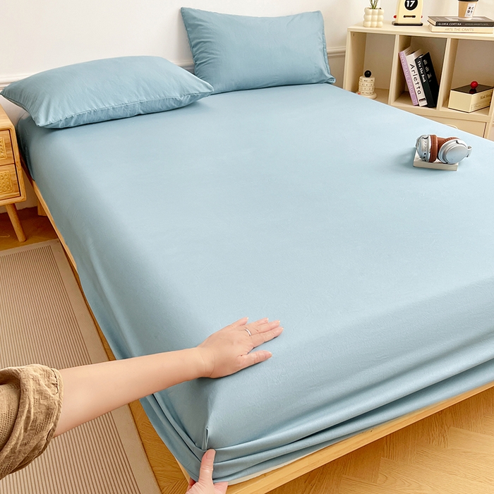 91家纺网 家纺一手货源 找家纺 （总）卡迪熊家纺 2025新款亲肤舒适水洗m单床笠