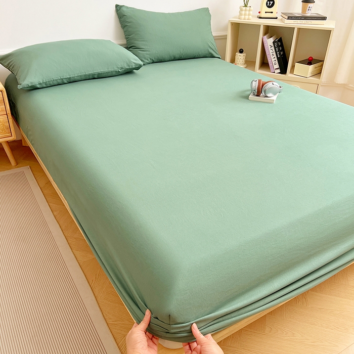 91家纺网 家纺一手货源 找家纺 （总）卡迪熊家纺 2025新款亲肤舒适水洗m单床笠