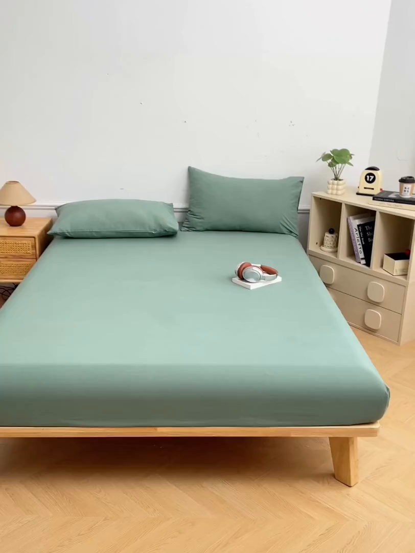 91家纺网 家纺一手货源 找家纺 （总）卡迪熊家纺 2025新款亲肤舒适水洗m单床笠