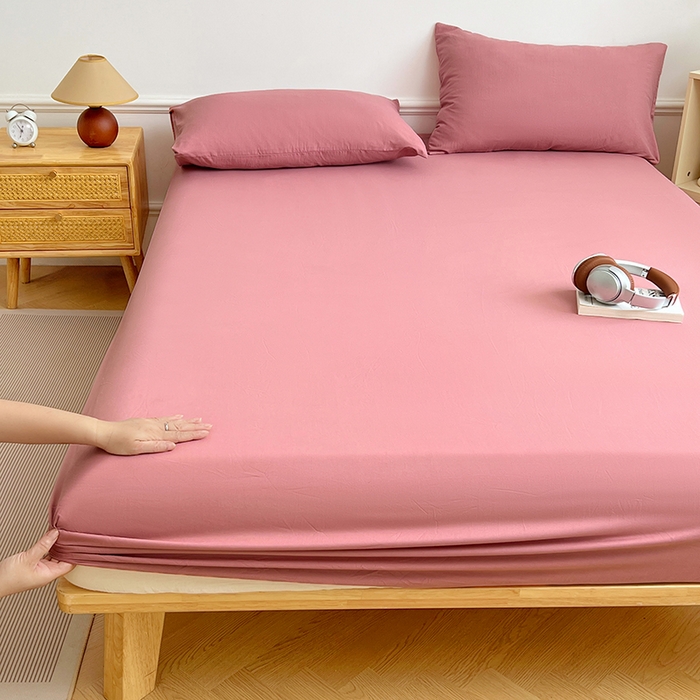 91家纺网 家纺一手货源 找家纺 （总）彩韵家纺 2025新款亲肤舒适水洗m单床笠