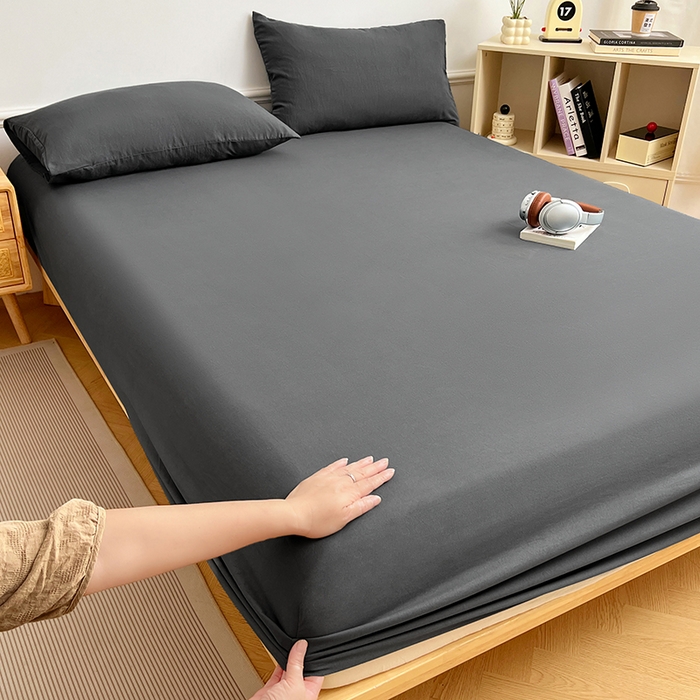 91家纺网 家纺一手货源 找家纺 （总）彩韵家纺 2025新款亲肤舒适水洗m单床笠