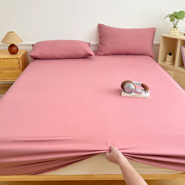 91家纺网 家纺一手货源 找家纺 （总）彩韵家纺 2025新款亲肤舒适水洗m单床笠