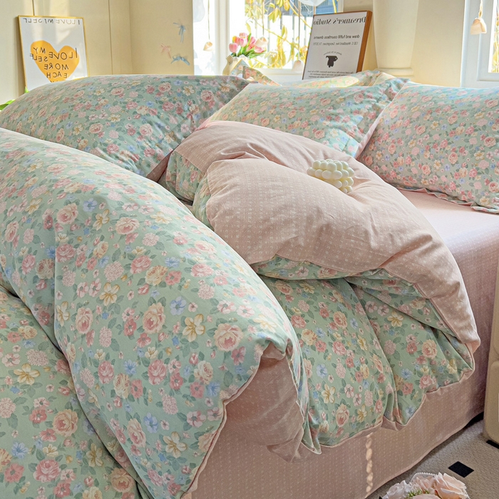 91家纺网 家纺一手货源 找家纺 （总）依庭 2025春夏新款12868全棉纯棉印花卡通系列单被套 被套单件