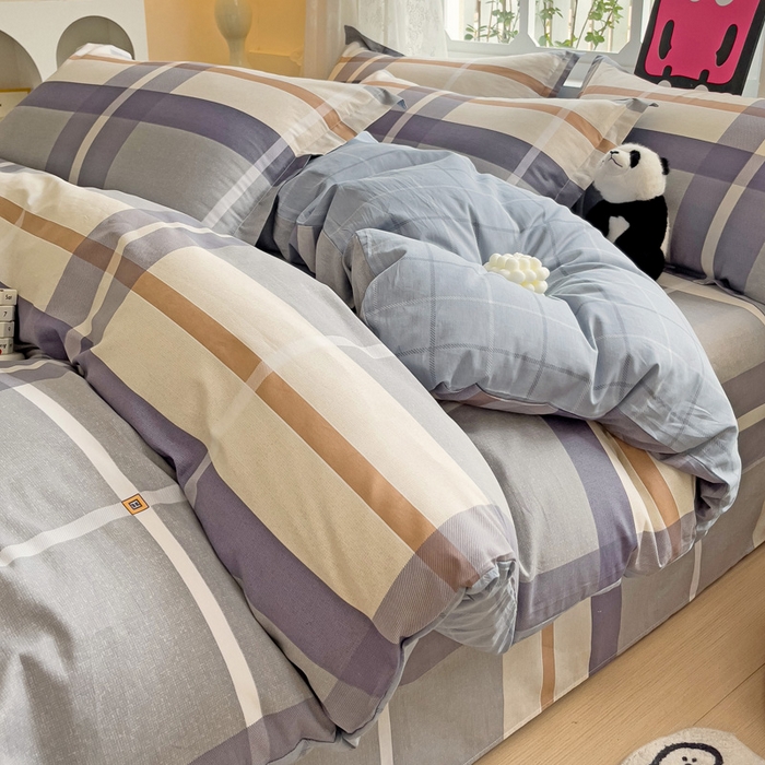 91家纺网 家纺一手货源 找家纺 （总）依庭 2025春夏新款12868全棉纯棉印花卡通系列单被套 被套单件