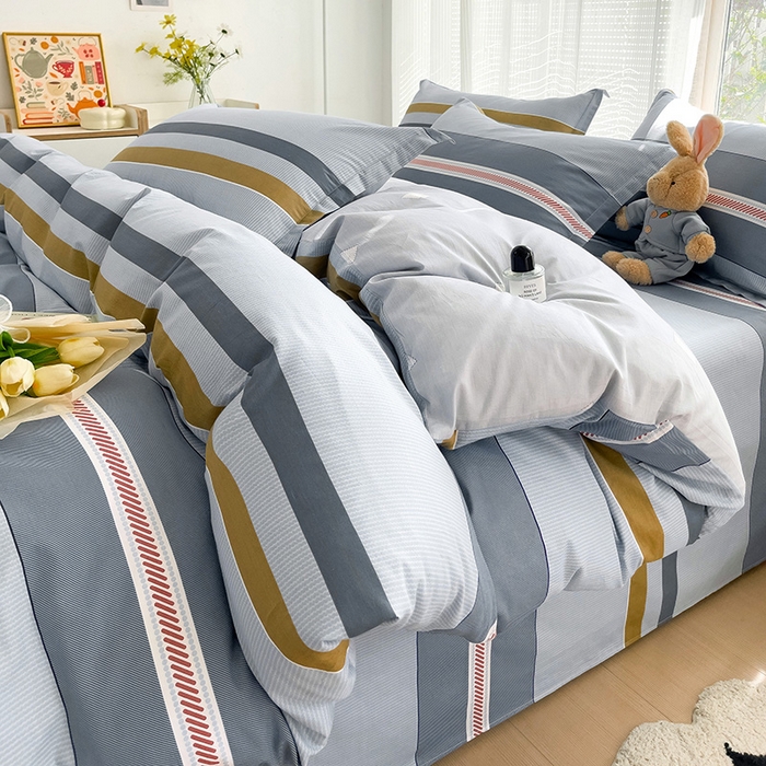 91家纺网 家纺一手货源 找家纺 （总）依庭 2025春夏新款12868全棉纯棉印花卡通系列单被套 被套单件