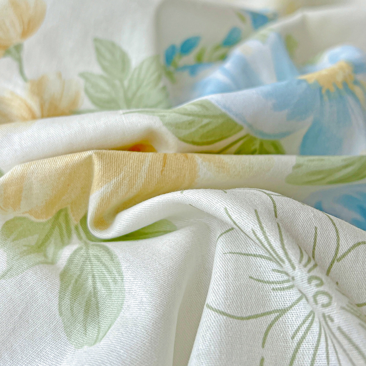 91家纺网 家纺一手货源 找家纺 依庭 2025春夏新款12868全棉纯棉印花卡通系列单被套 被套单件 青禾